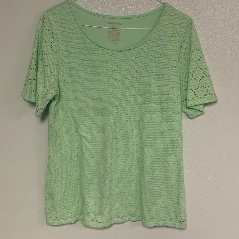 Mint green shirt